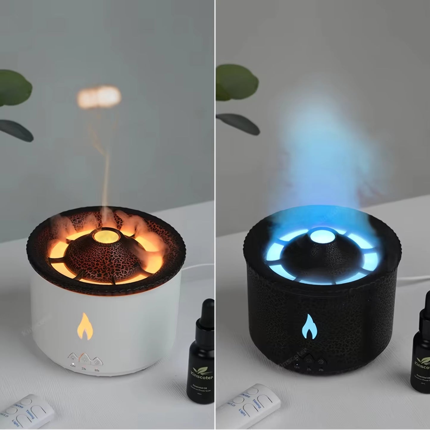 Volcano Aromatherapy Diffuser & Humidifier | Includes Essential Oils