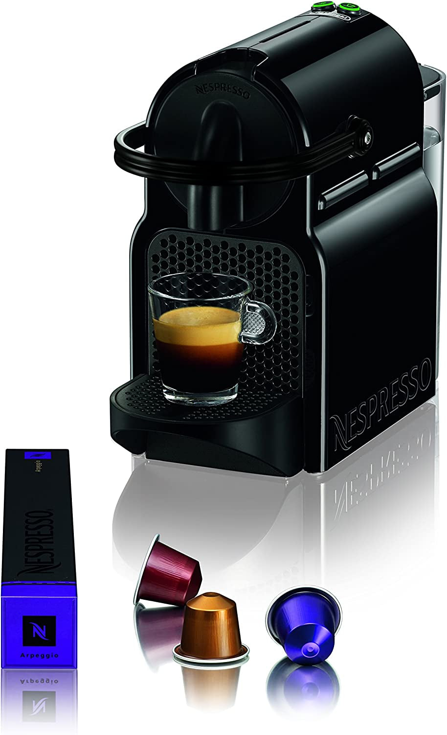 Nespresso Inissia Espresso Machine by ,24 Oz, 1200 Watts, Black