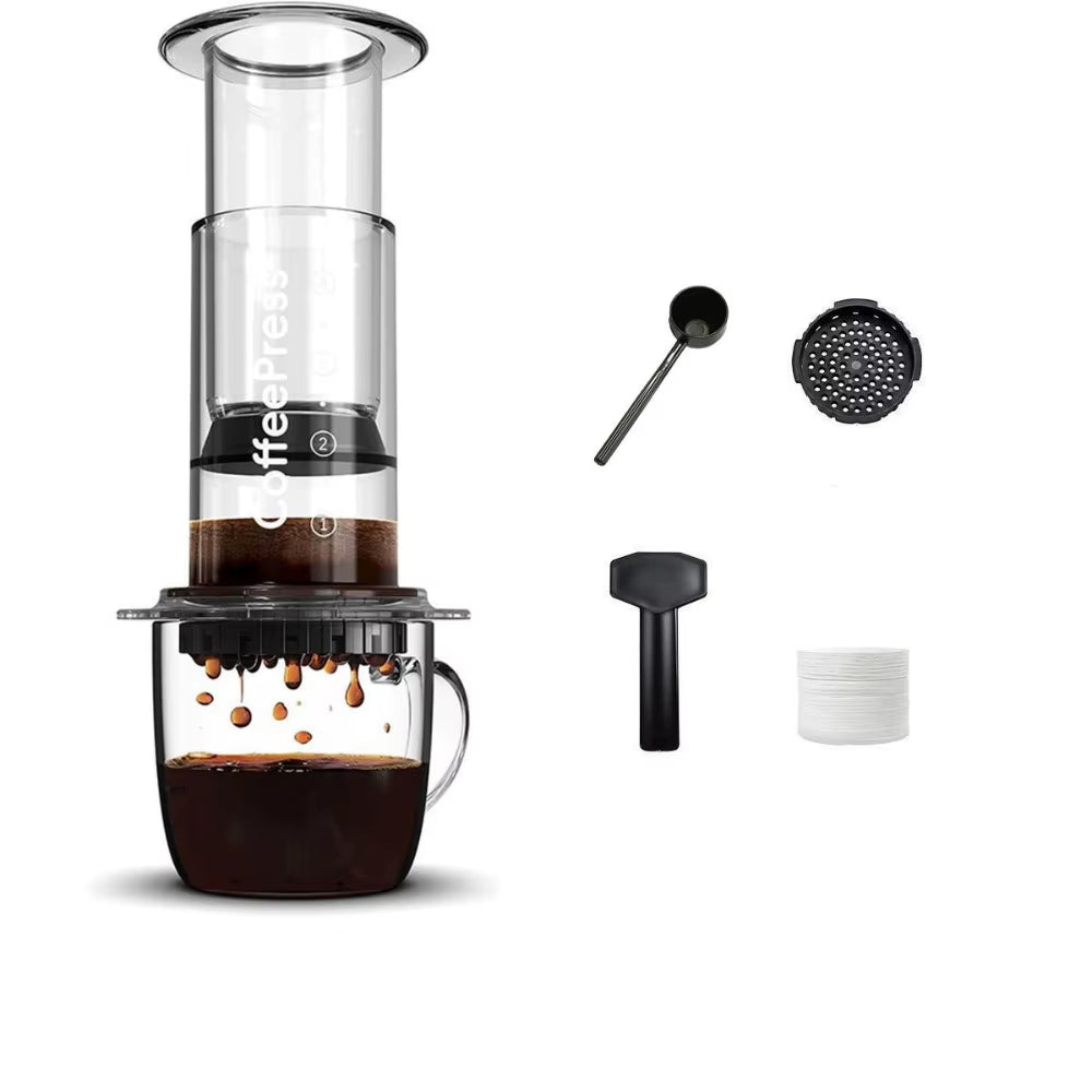 Portable French Press Travel Coffee Maker | Lightweight Outdoor Camping Kettle – Brew Anywhere