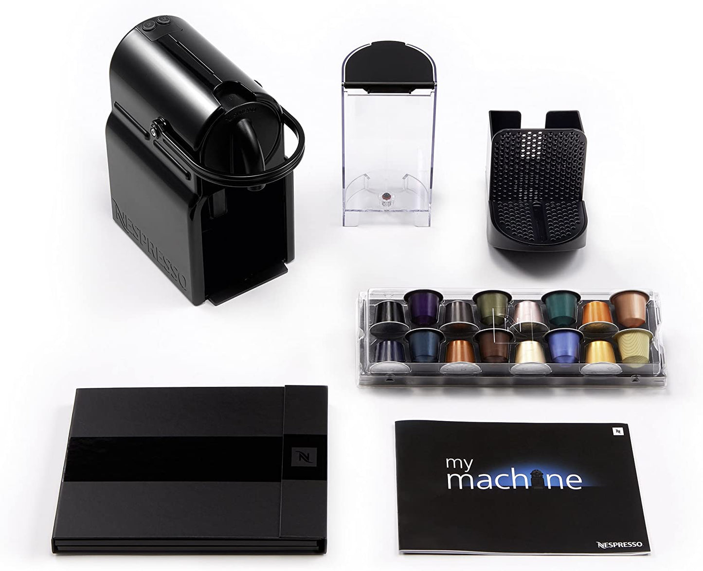 Nespresso Inissia Espresso Machine by ,24 Oz, 1200 Watts, Black