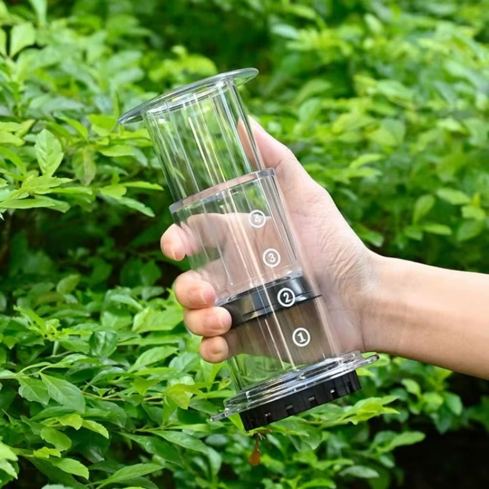Portable French Press Travel Coffee Maker | Lightweight Outdoor Camping Kettle – Brew Anywhere