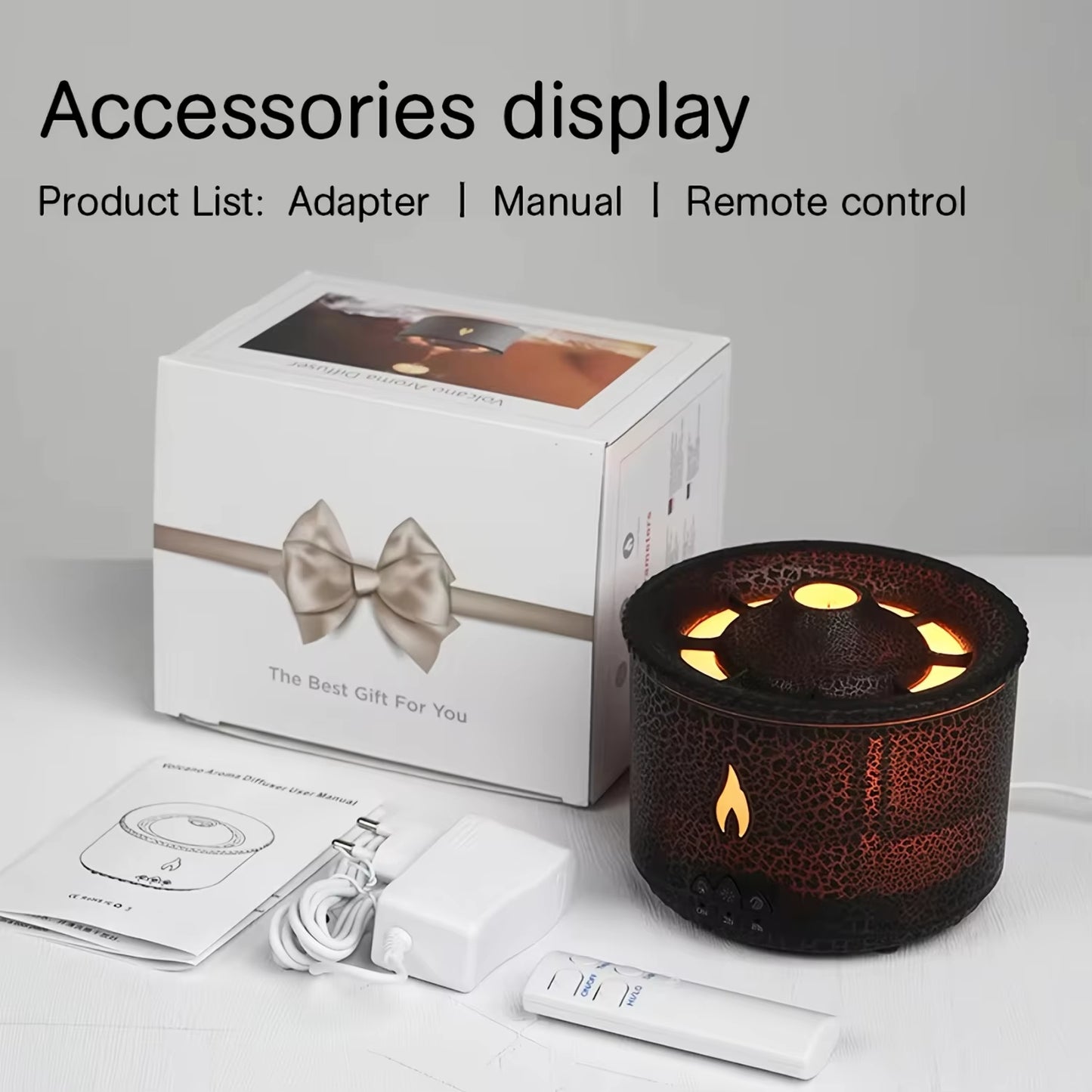 Volcano Aromatherapy Diffuser & Humidifier | Includes Essential Oils