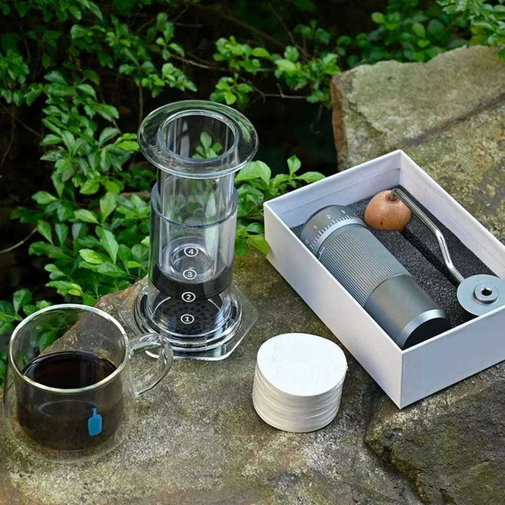 Portable French Press Travel Coffee Maker | Lightweight Outdoor Camping Kettle – Brew Anywhere