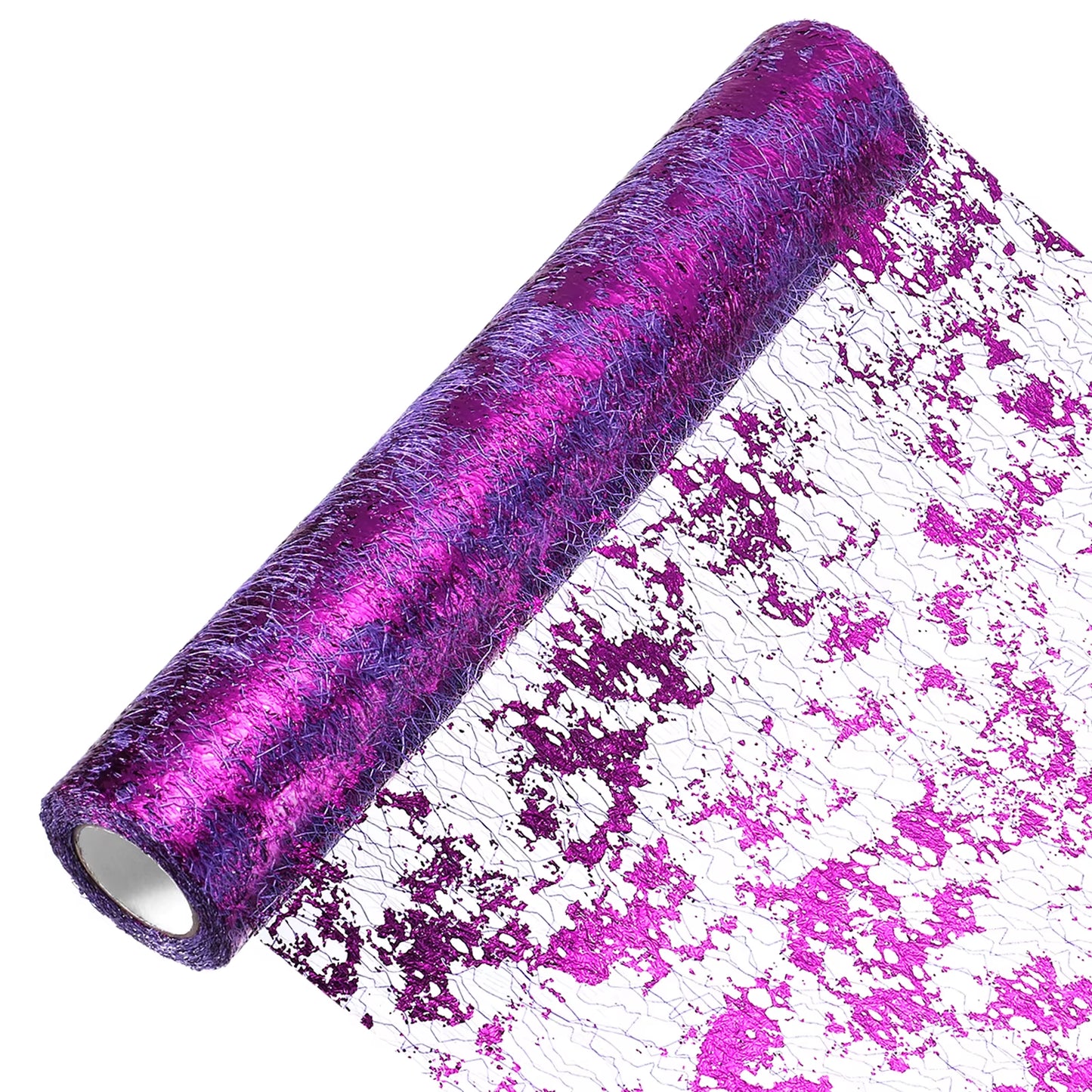 Metallic Foil Thin Mesh Table Runner | 11 X 360 Inches