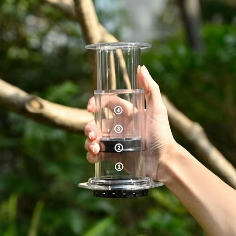 Portable French Press Travel Coffee Maker | Lightweight Outdoor Camping Kettle – Brew Anywhere