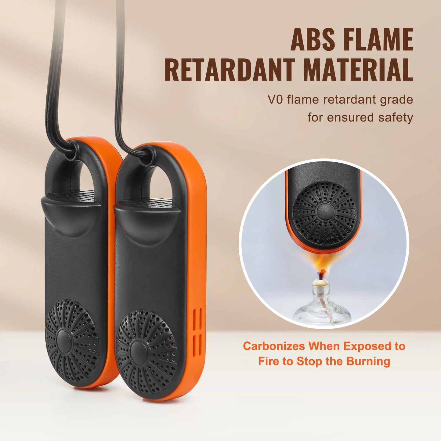 VEVOR Portable Travel Boot & Shoe Dryer with Auto Temperature Control – All-Season Footwear Dehumidifier