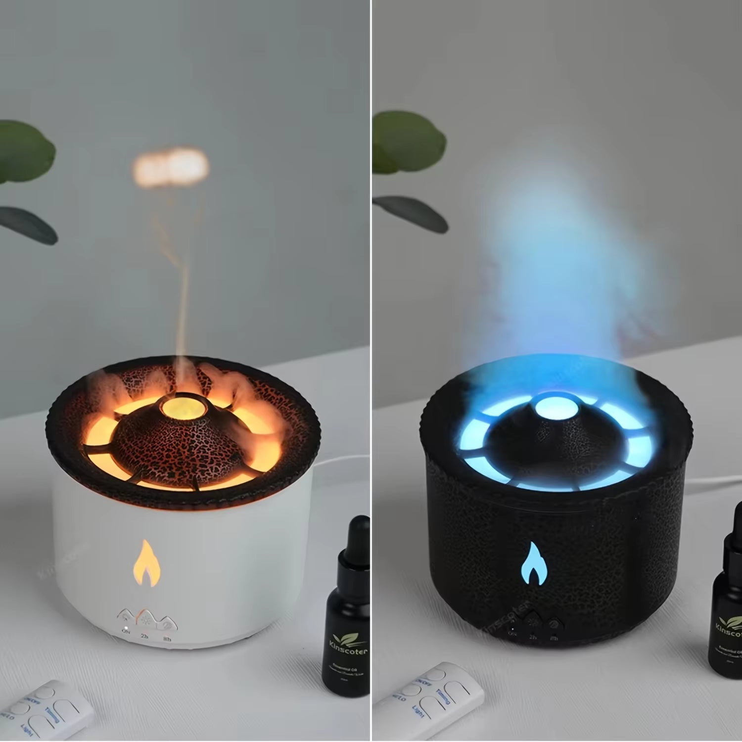 Volcano Aromatherapy Diffuser & Humidifier | Includes Essential Oils