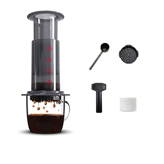 Portable French Press Travel Coffee Maker | Lightweight Outdoor Camping Kettle – Brew Anywhere